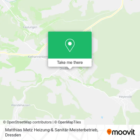 Карта Matthias Metz Heizung-& Sanitär-Meisterbetrieb