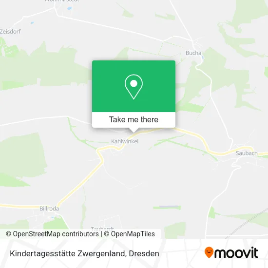 Карта Kindertagesstätte Zwergenland