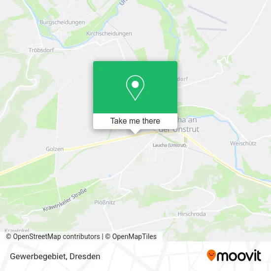 Карта Gewerbegebiet