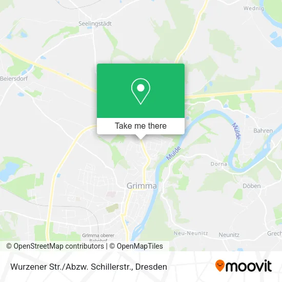 Карта Wurzener Str. / Abzw. Schillerstr.
