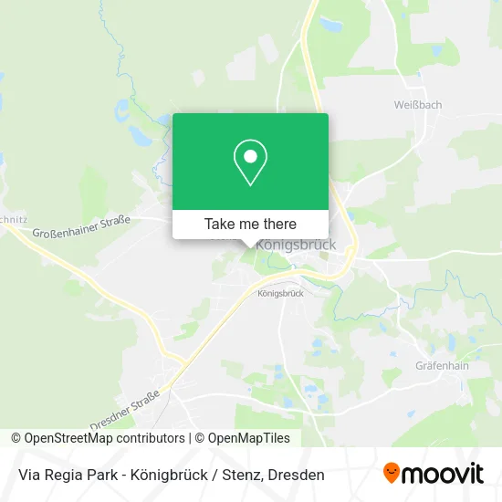 Via Regia Park - Königbrück / Stenz map