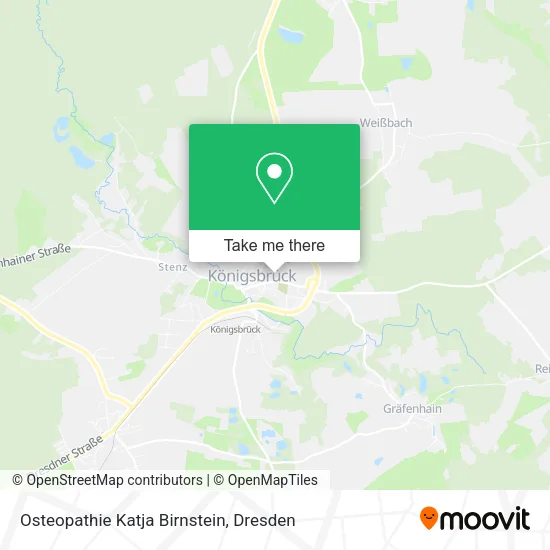 Карта Osteopathie Katja Birnstein