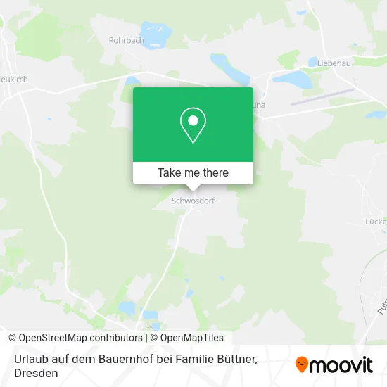 Карта Urlaub auf dem Bauernhof bei Familie Büttner