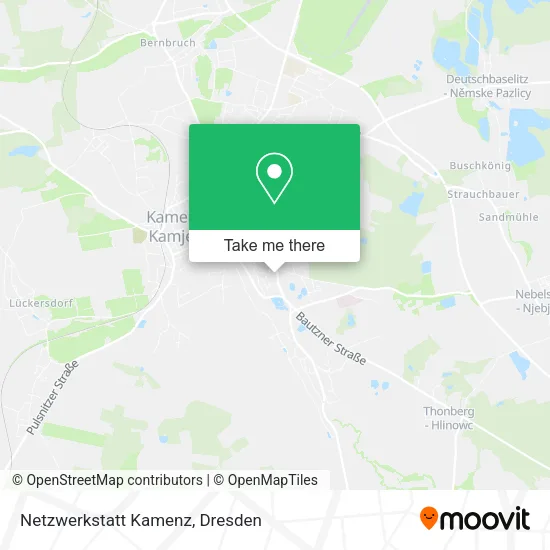 Карта Netzwerkstatt Kamenz