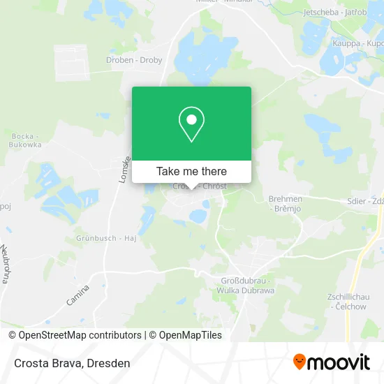 Crosta Brava map