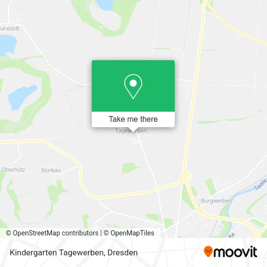 Карта Kindergarten Tagewerben