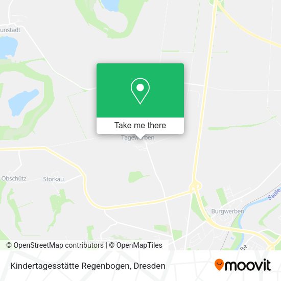 Карта Kindertagesstätte Regenbogen