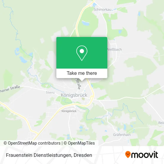 Карта Frauenstein Dienstleistungen