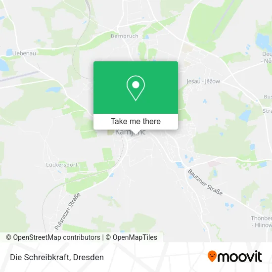 Карта Die Schreibkraft