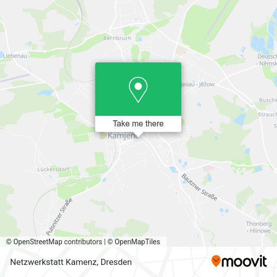 Карта Netzwerkstatt Kamenz