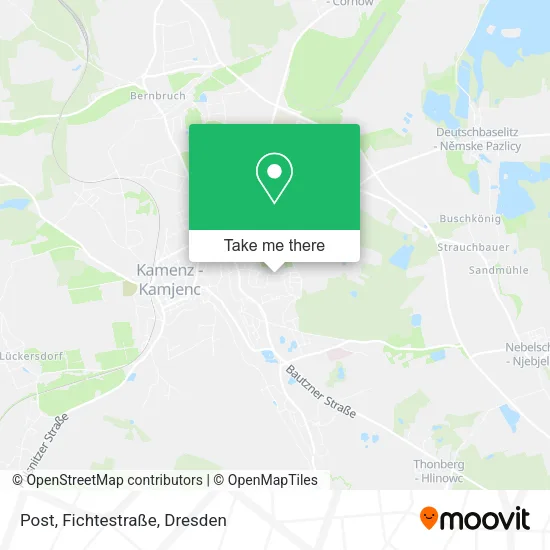 Карта Post, Fichtestraße