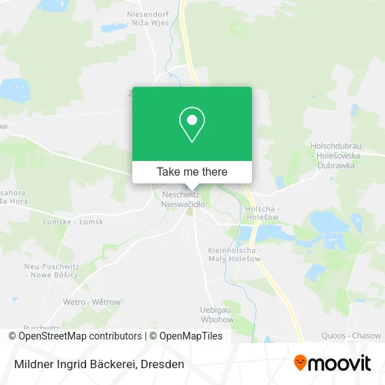 Карта Mildner Ingrid Bäckerei