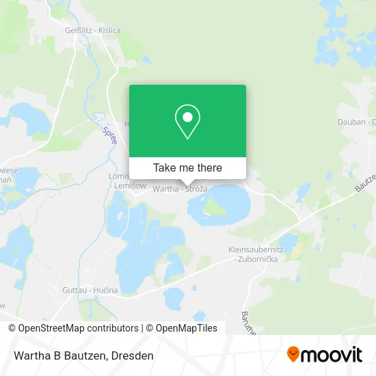 Карта Wartha B Bautzen
