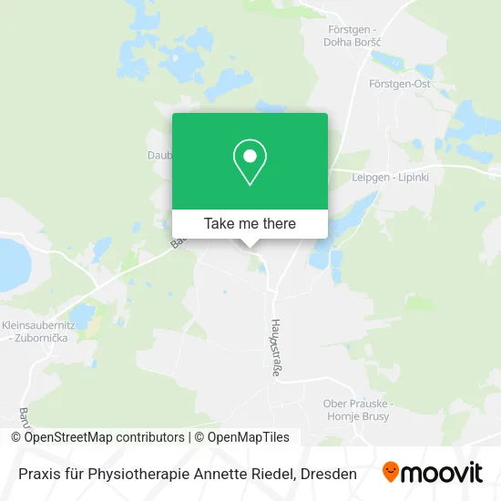 Карта Praxis für Physiotherapie Annette Riedel