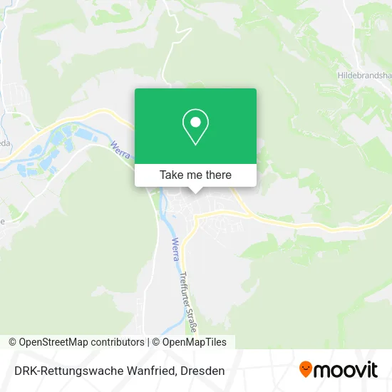 Карта DRK-Rettungswache Wanfried