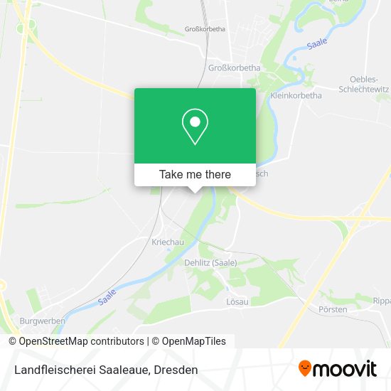 Карта Landfleischerei Saaleaue