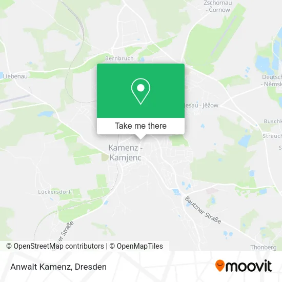 Карта Anwalt Kamenz