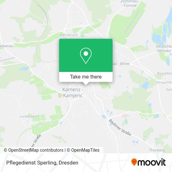 Карта Pflegedienst Sperling