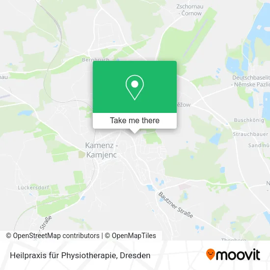 Карта Heilpraxis für Physiotherapie