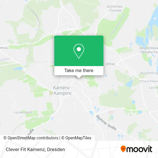 Clever Fit Kamenz map