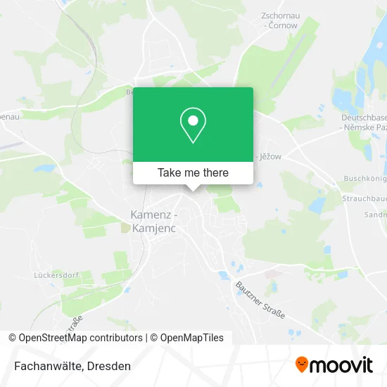 Карта Fachanwälte