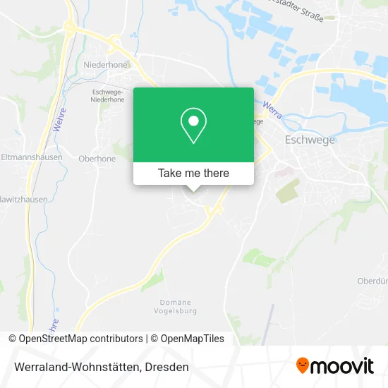 Карта Werraland-Wohnstätten