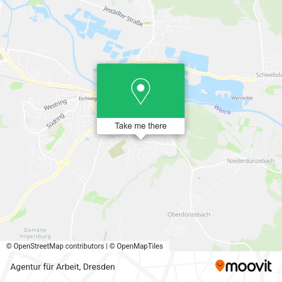 Agentur für Arbeit map