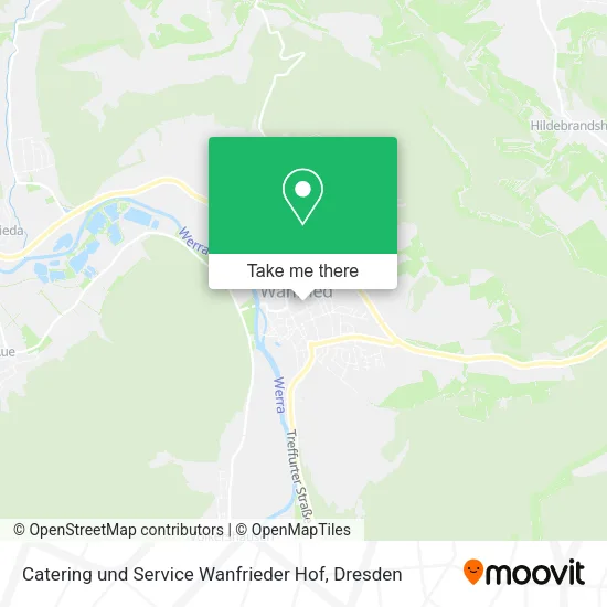Карта Catering und Service Wanfrieder Hof