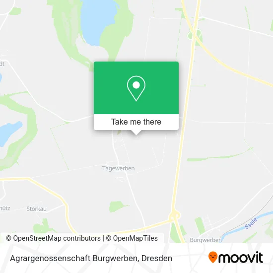 Карта Agrargenossenschaft Burgwerben