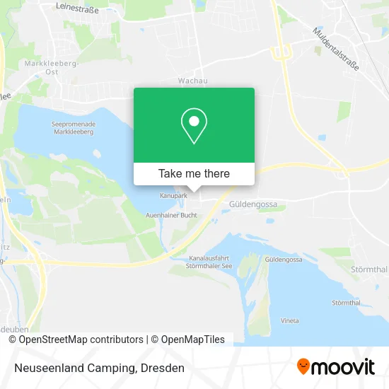 Карта Neuseenland Camping