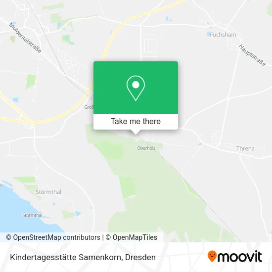 Карта Kindertagesstätte Samenkorn