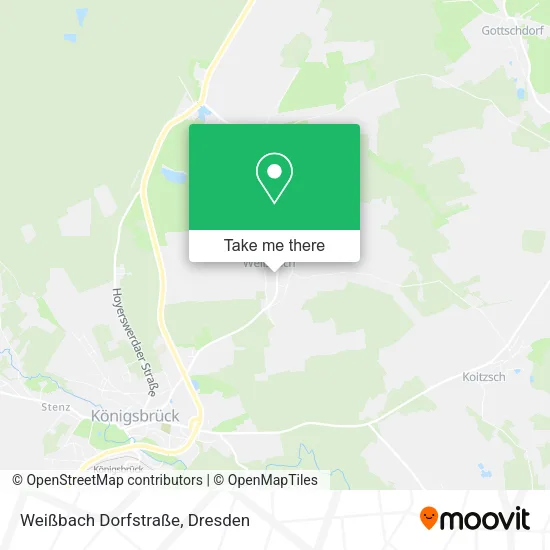 Карта Weißbach Dorfstraße