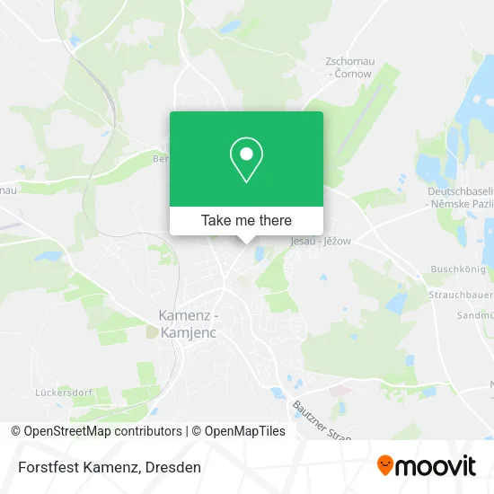 Карта Forstfest Kamenz