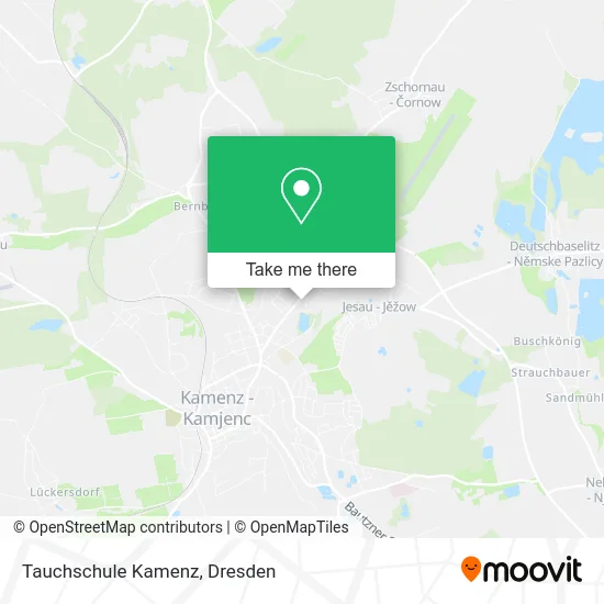 Карта Tauchschule Kamenz