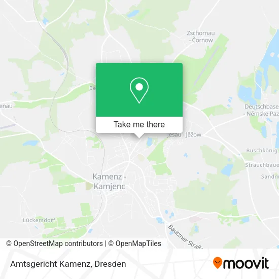 Карта Amtsgericht Kamenz
