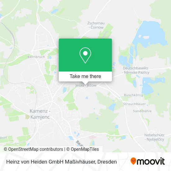 Карта Heinz von Heiden GmbH Maßivhäuser