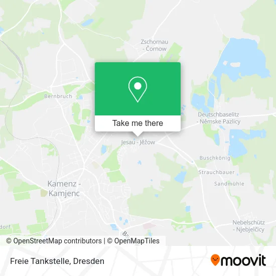 Карта Freie Tankstelle