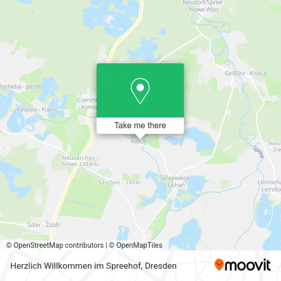 Карта Herzlich Willkommen im Spreehof