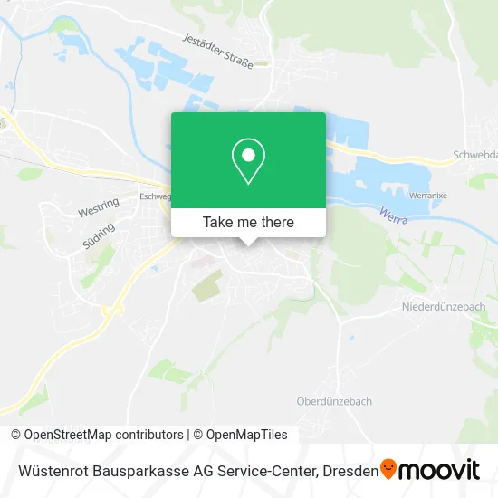 Карта Wüstenrot Bausparkasse AG Service-Center