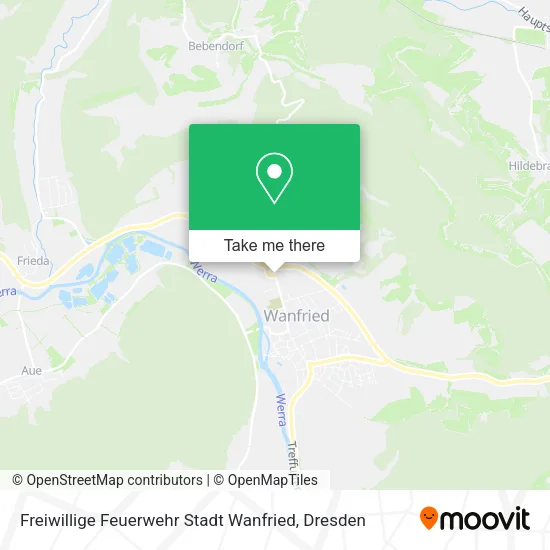 Карта Freiwillige Feuerwehr Stadt Wanfried