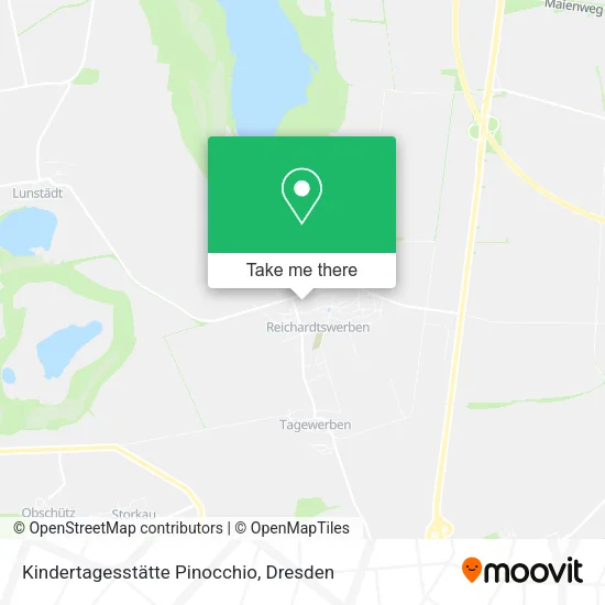Карта Kindertagesstätte Pinocchio