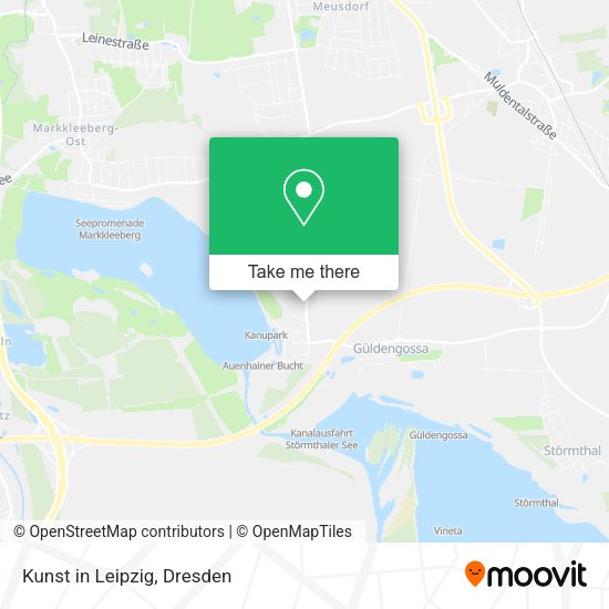 Карта Kunst in Leipzig