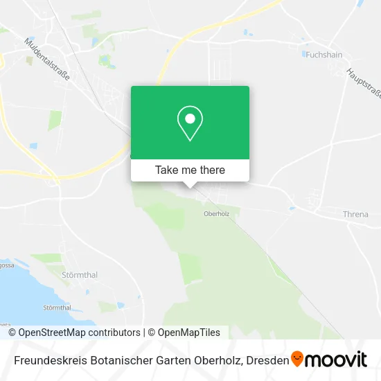 Карта Freundeskreis Botanischer Garten Oberholz
