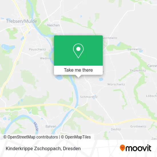 Карта Kinderkrippe Zschoppach