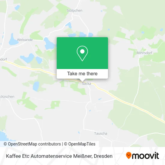 Карта Kaffee Etc Automatenservice Meißner