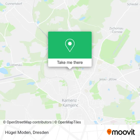 Карта Hügel Moden