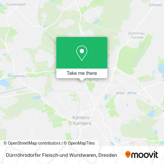 Карта Dürrröhrsdorfer Fleisch-und Wurstwaren