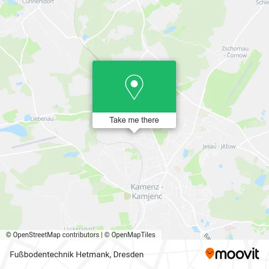 Карта Fußbodentechnik Hetmank