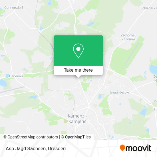 Карта Asp Jagd Sachsen