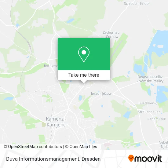 Карта Duva Informationsmanagement